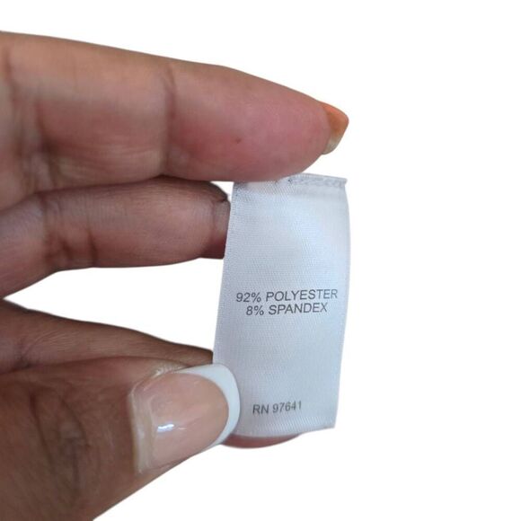 Pure Jill Velvet A-Line Shift Dress Women's Small Purple V-Neck Violet Pockets - Picture 6 of 7